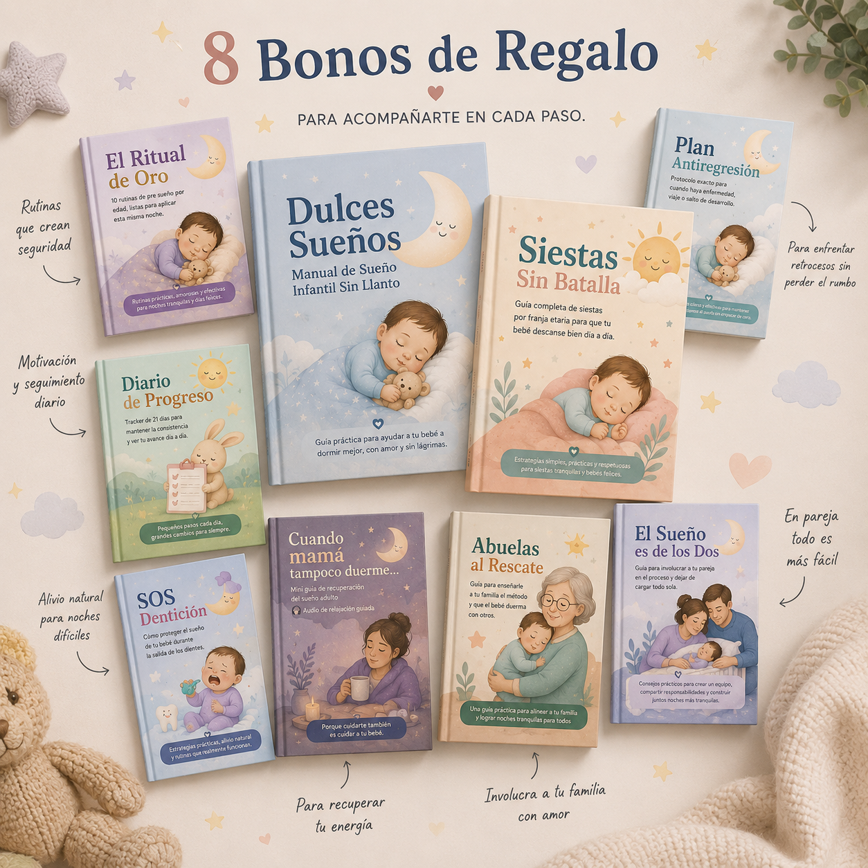 Sweet Dreams - Baby Sleep Manual + 8 Bonus Gifts