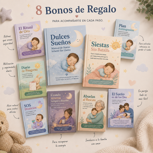Dulces Sueños - Manual del sueño infantil + 8 bonos de regalo