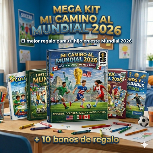 Megakit: Mi camino al mundial 2026 + 10 Bonos de regalo 🎁